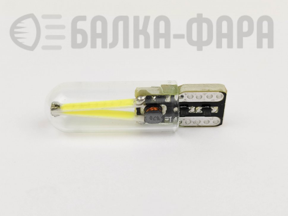 Лампа светодиодная t-10 12v cog нитевый светод can (2152)