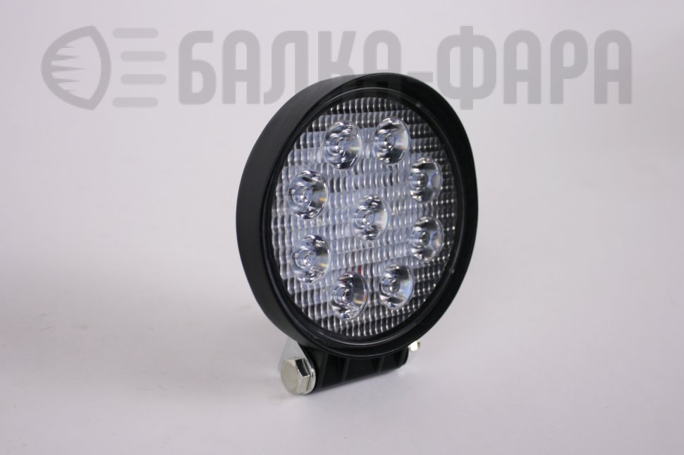 LED фара 2009 на 27 Ватт дальнего света SLIM