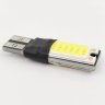 Лампа светодиод t-10 б/ц 12vcob/поверхн диод/12smd /1609/
