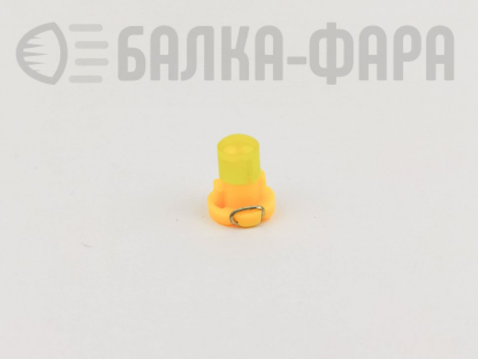 Лампа с/д t-3 желтая