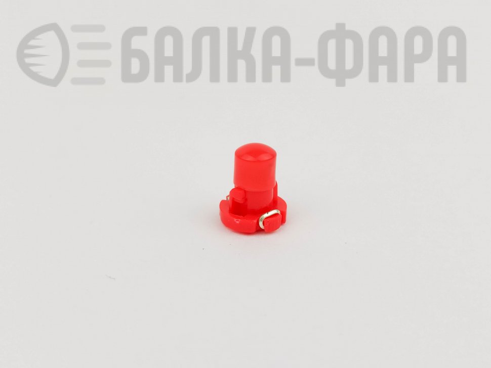 Лампа с/д t-3  красная