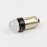 Лампа СВЕТОДИОД 12v BA9S /T4W/ белая матовая 3D (2172)
