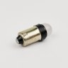 Лампа СВЕТОДИОД 12v BA9S /T4W/ белая матовая 3D (2172)